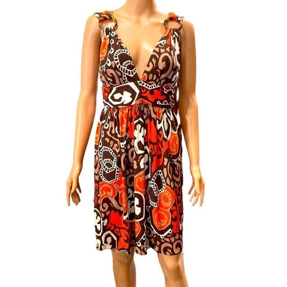 Milly of New York Summer Vacation Low Open Back Dress Size Large - Picture 2 of 16